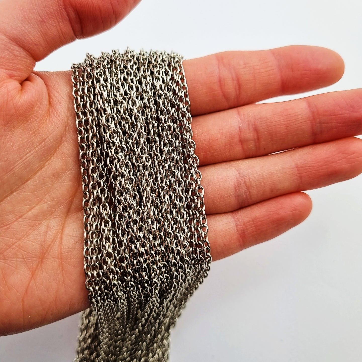 Nickel Plated Jewellery Chain. Shop online at chain.com.au. Australia wide shipping