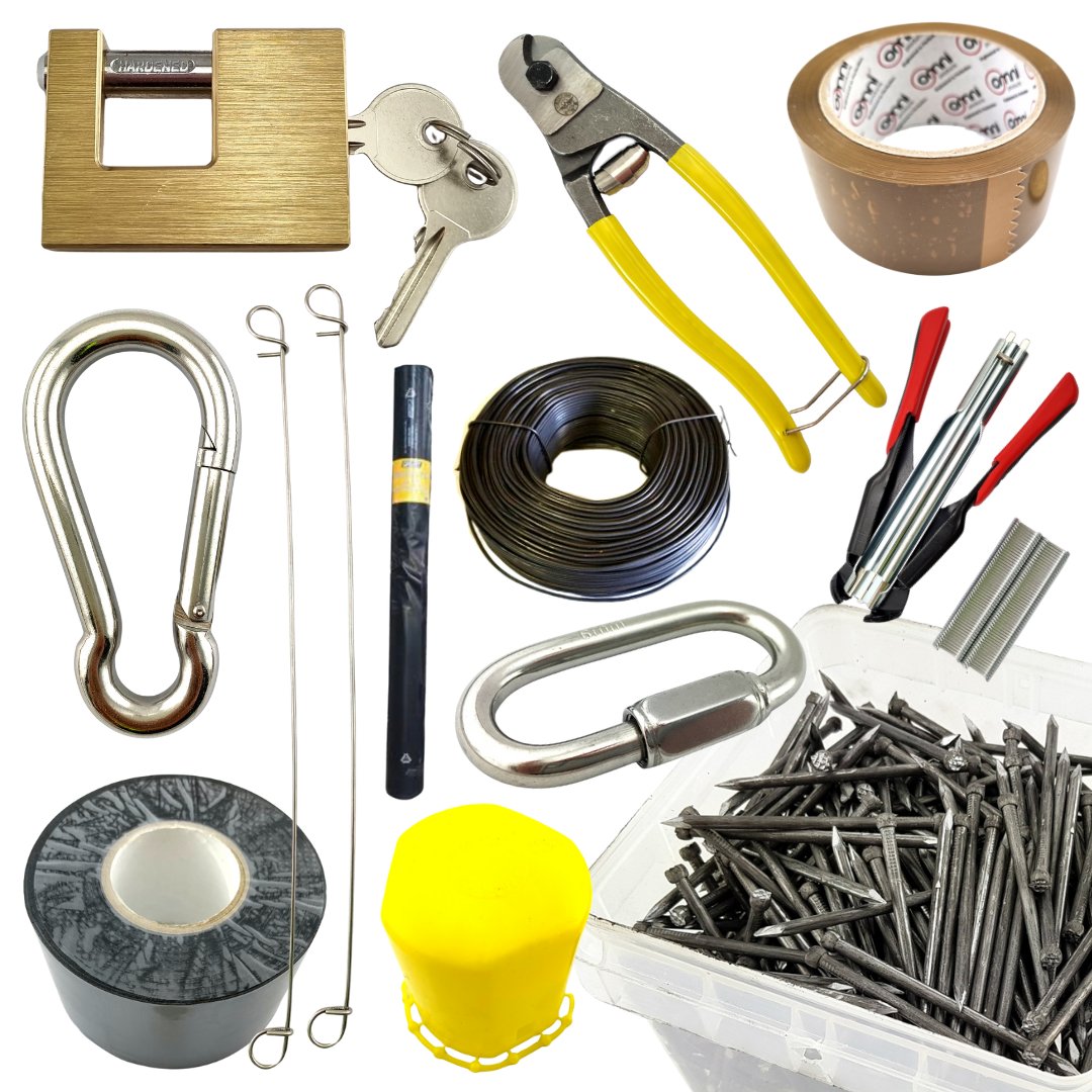 General hardware, inc tools, bullet head nails, garden products, padlocks, plastic buckets, fencing, tape, wire and more. Australia wide shipping. Chain.com.au