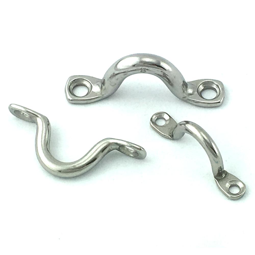 Eye straps in marine grade stainless steel. Shop chain.com.au