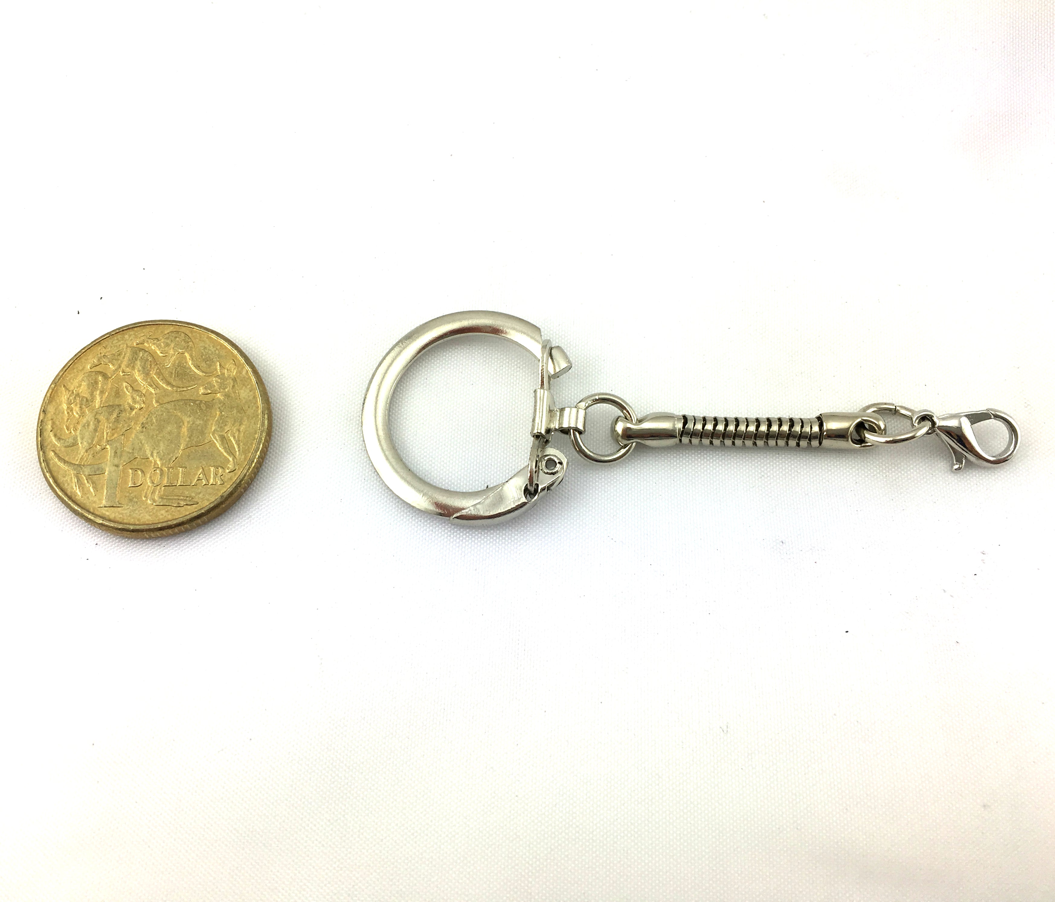 Nickel Plated Key Chain - Melbourne Australia | Chain.com.au