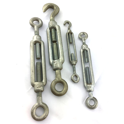 Galvanised turnbuckles, Australia.