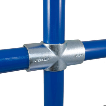 Two Socket Cross (back) for Galvanised Pipe by Interclamp Code 119. Shop rail and pipe fittings online chain.com.au