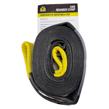 12,000kg / 12 Tonne Recovery Strap – Heavy-Duty Nylon. Test Certificate Provided. Brand: Black Rat. Australia-Wide Shipping.