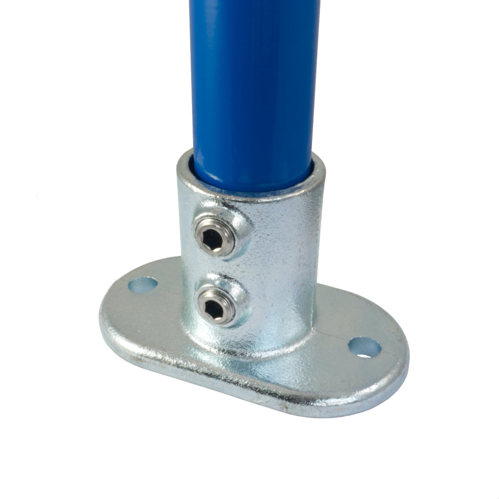 Floor Flange (Railing Base Flange) for Galvanised Pipe. Interclamp code 132. Shop online chain.com.au. Australia wide shipping.