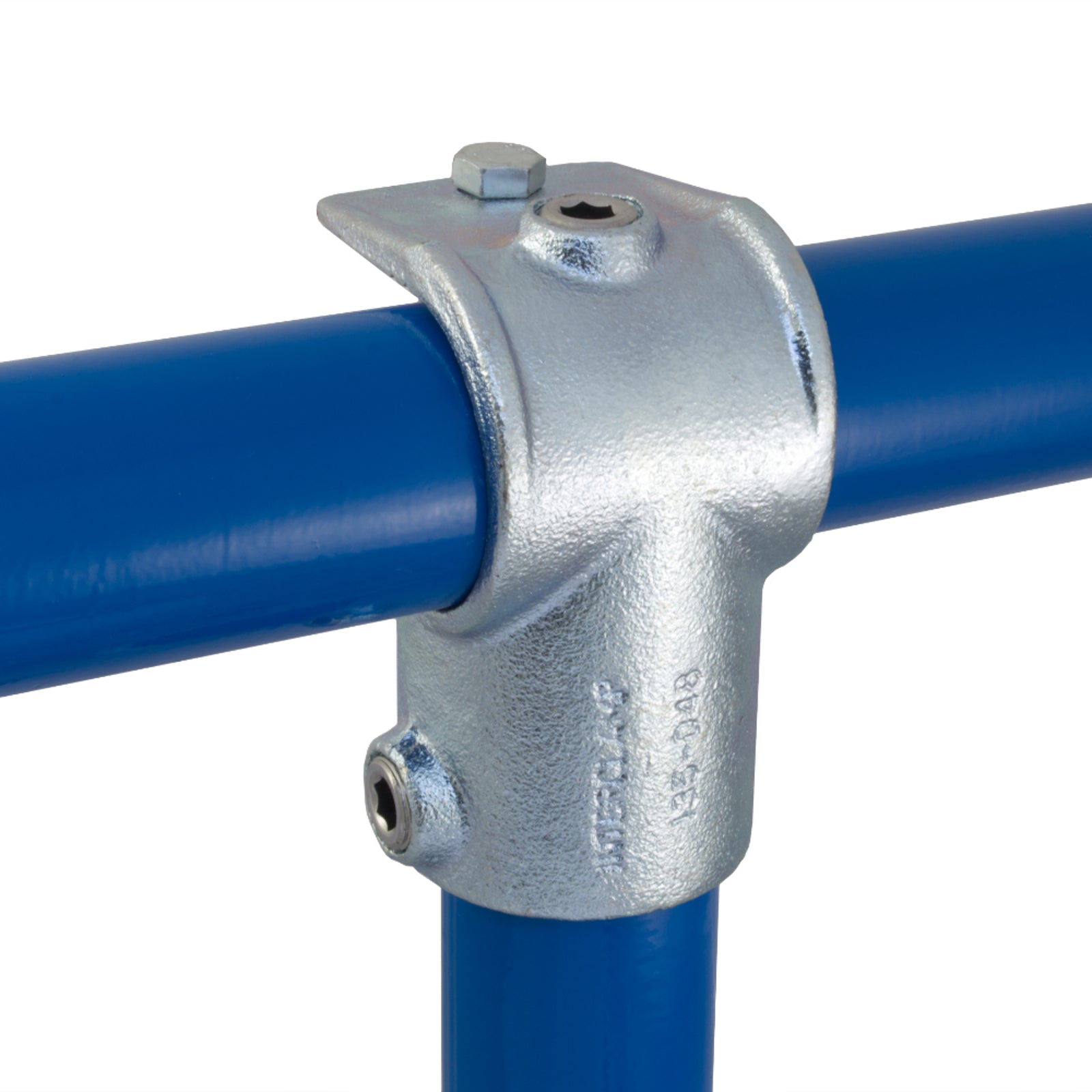 Clamp-On T for Galvanised Pipe, by Interclamp Code 135. Various sizes. Shop rail & pipe fittings online chain.com.au. Shipping Australia wide.