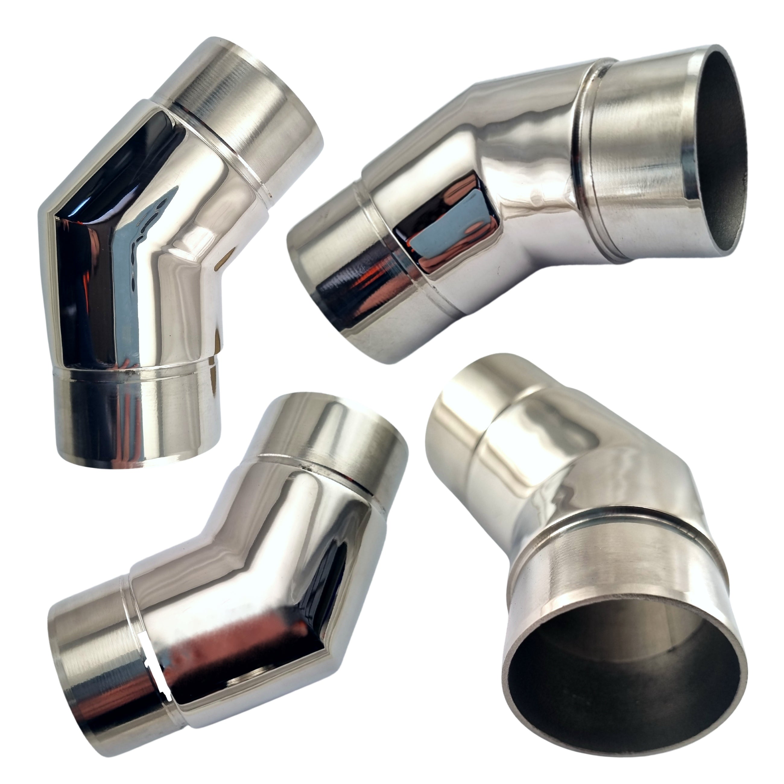 Stainless Steel Bull Nose End - 50.8mm Rail Fitting. Australia wide shipping. Shop: chain.com.au