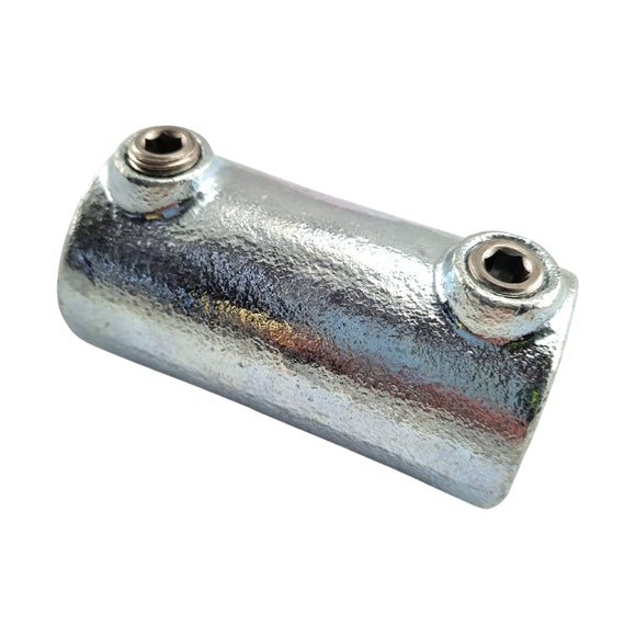 External Sleeve Joint for Galvanised Pipe by Interclamp (Code 149). Shop rail & pipe fittings online chain.com.au. Australia wide shipping.