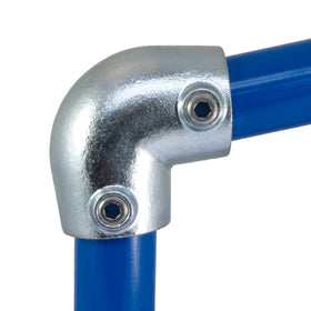 Sloping Elbow, 0 to 11 Degrees for Galvanised Pipe (Interclamp Code 154). Shop online chain.com.au. Australia wide shipping.