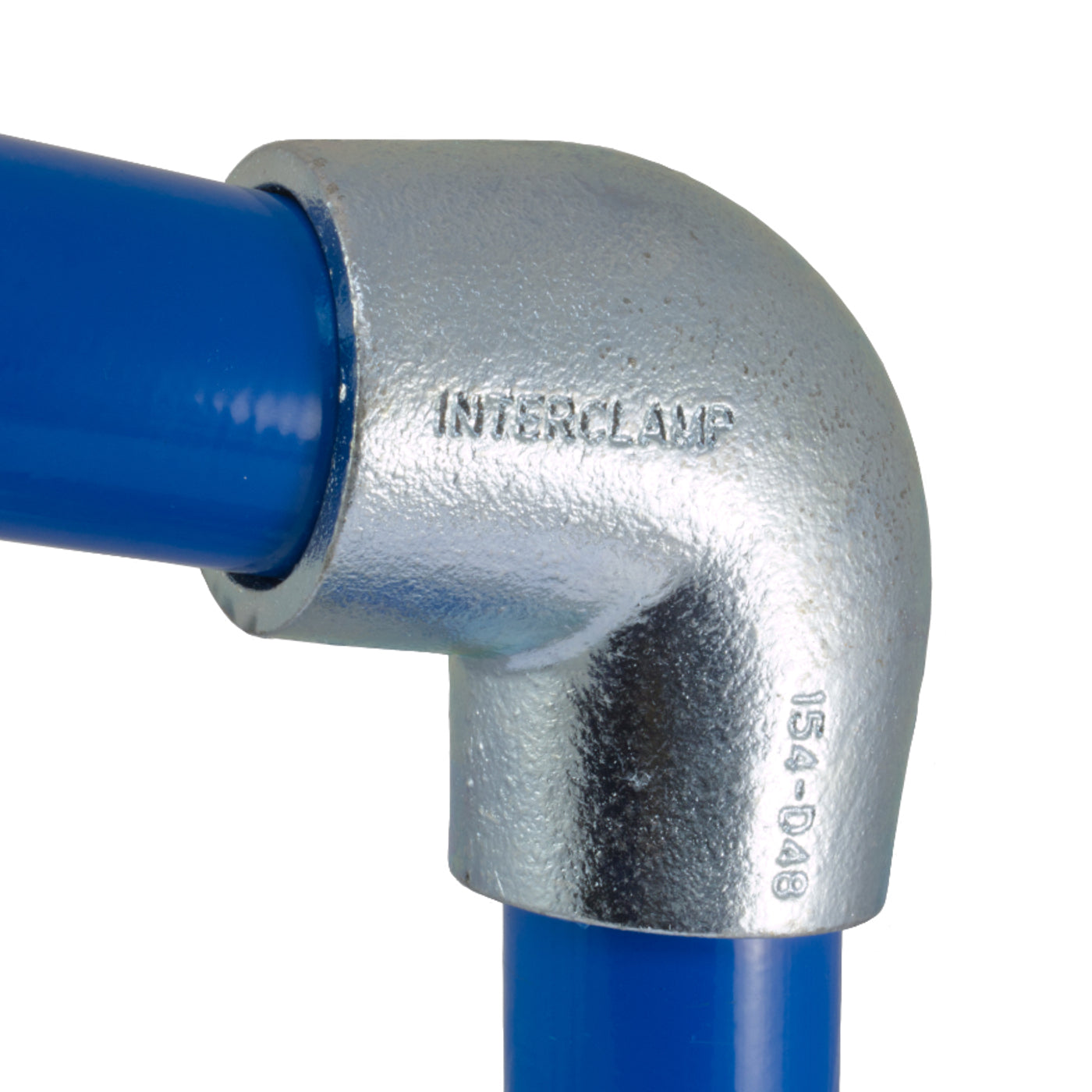 Sloping Elbow, 0 to 11 Degrees for Galvanised Pipe (Interclamp Code 154). Shop online chain.com.au. Australia wide shipping.