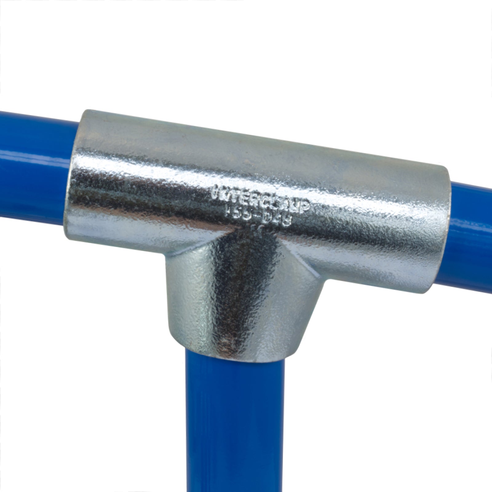Slope Long Tee, 0 to 11 Degrees for Galvanised Pipe (Interclamp Code 155). Shop online chain.com.au. Australia wide shipping.