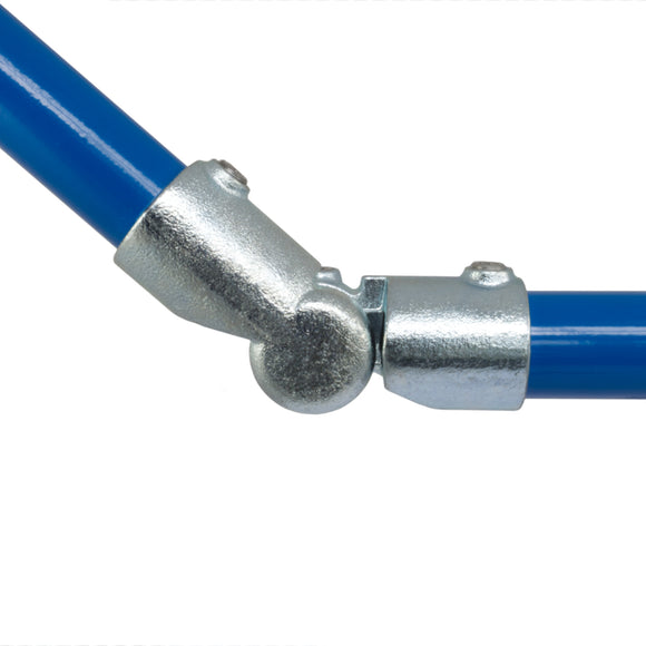 Adjustable Knuckle by Interclamp, Code 166. Shop rail, pipe and fence fittings online chain.com.au. Australia wide shipping.