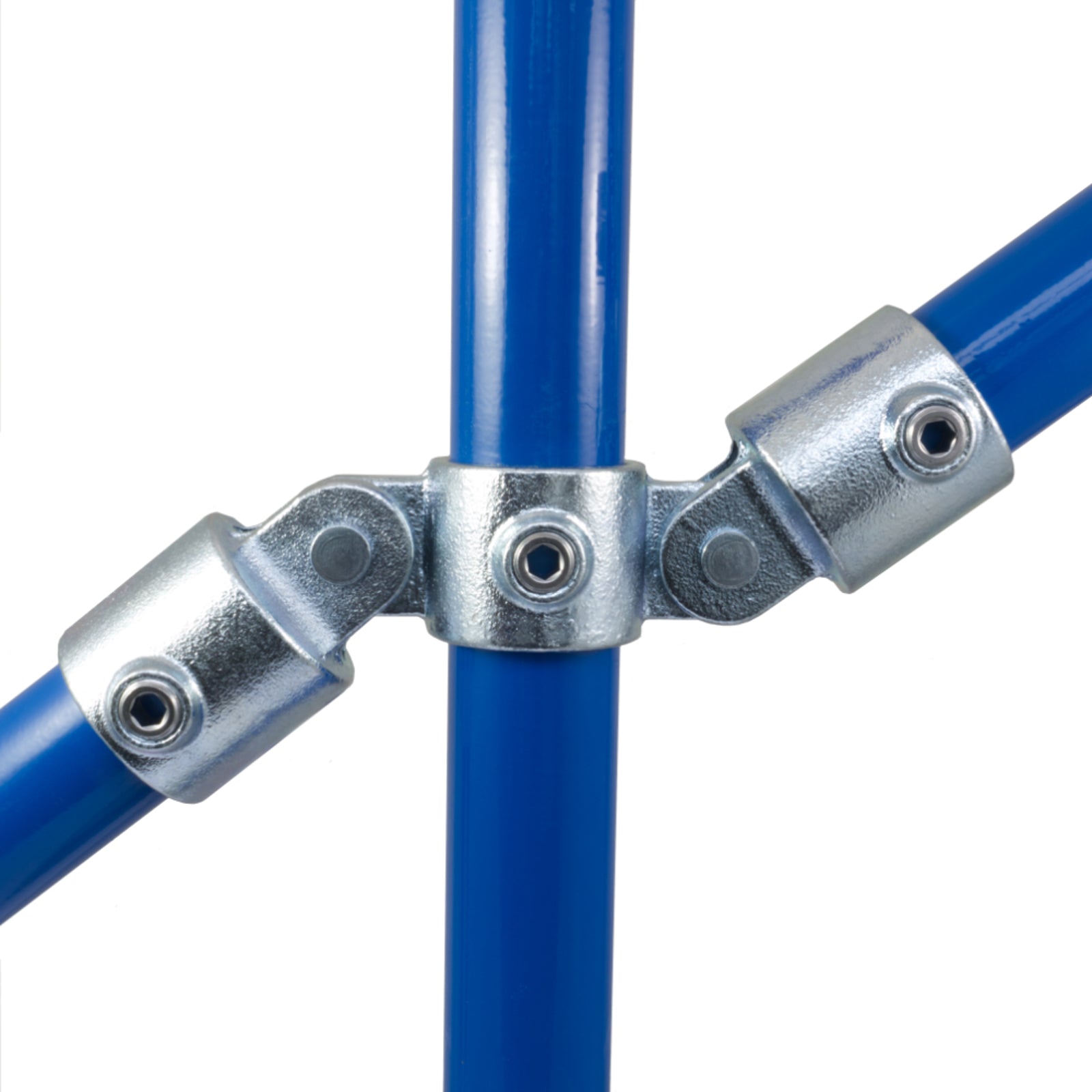 Double Swivel Combination by Interclamp, Code 167. Shop rail, pipe and fence fittings online chain.com.au. Australia wide shipping.