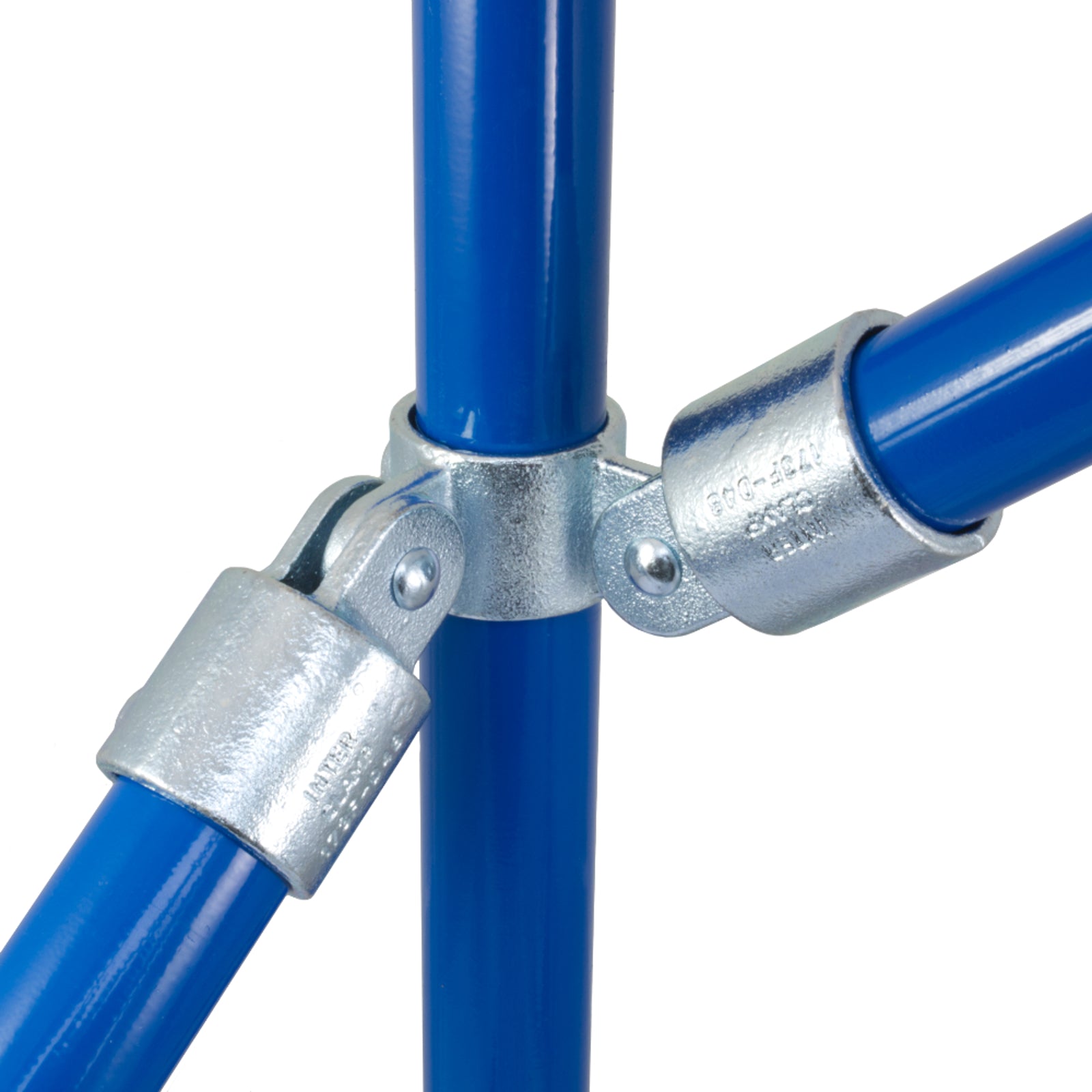 Corner Swivel Combination, Interclamp Code 168. Shop rail, pipe and fence fittings online chain.com.au. Australia wide shipping.