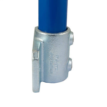 Side Mount Upright Support (Heavy-duty Side Palm) for Galvanised Pipe, by Interclamp. Shop chain.com.au. Australia wide shipping.