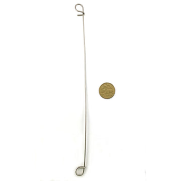 Stainless steel loop ties 250mm Long. Also known as bag ties. Australian made. Bulk Buy