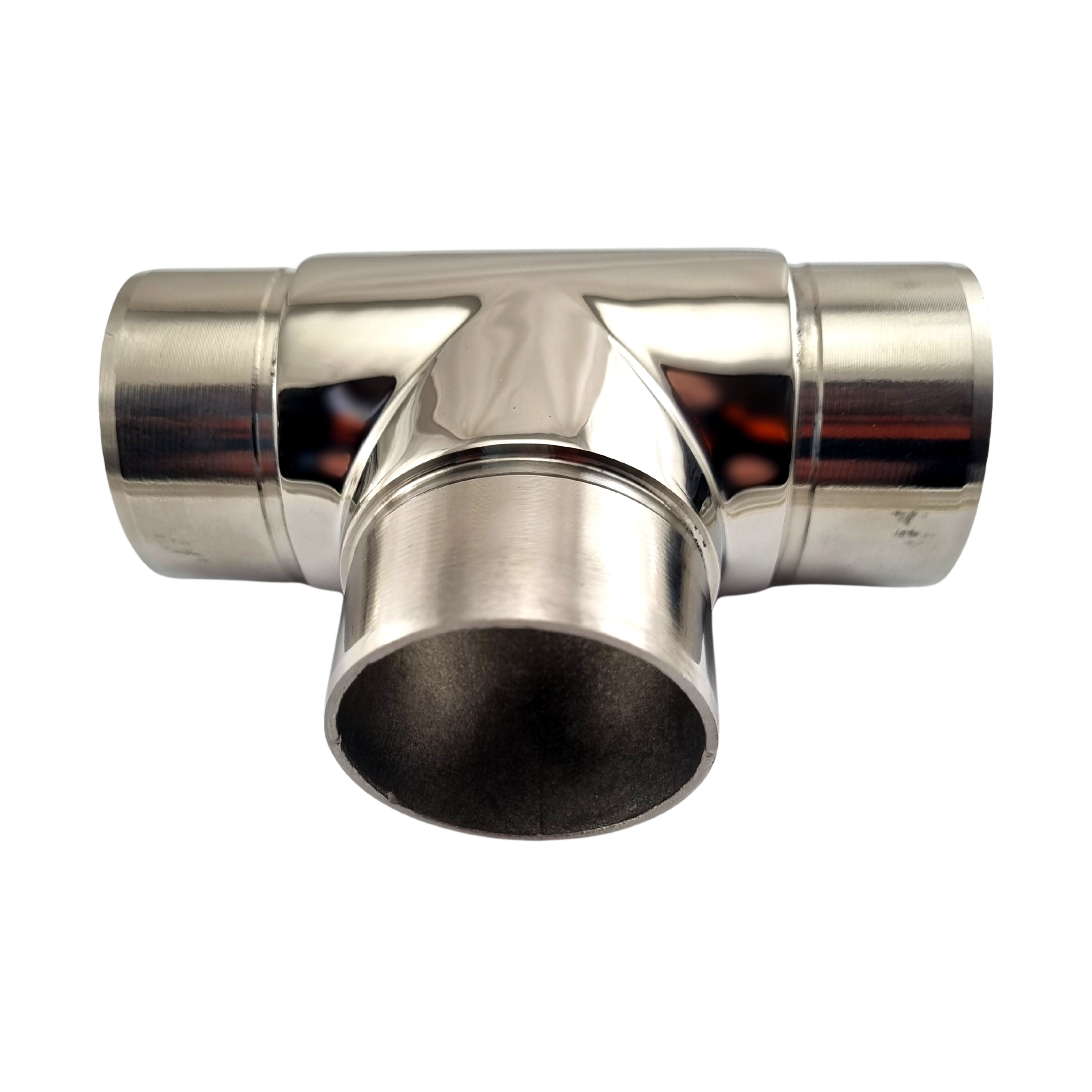 3-Way T/Tee Joiner Stainless Steel Rail Fitting for 50.8mm pipe. Australia wide shipping. Shop: chain.com.au