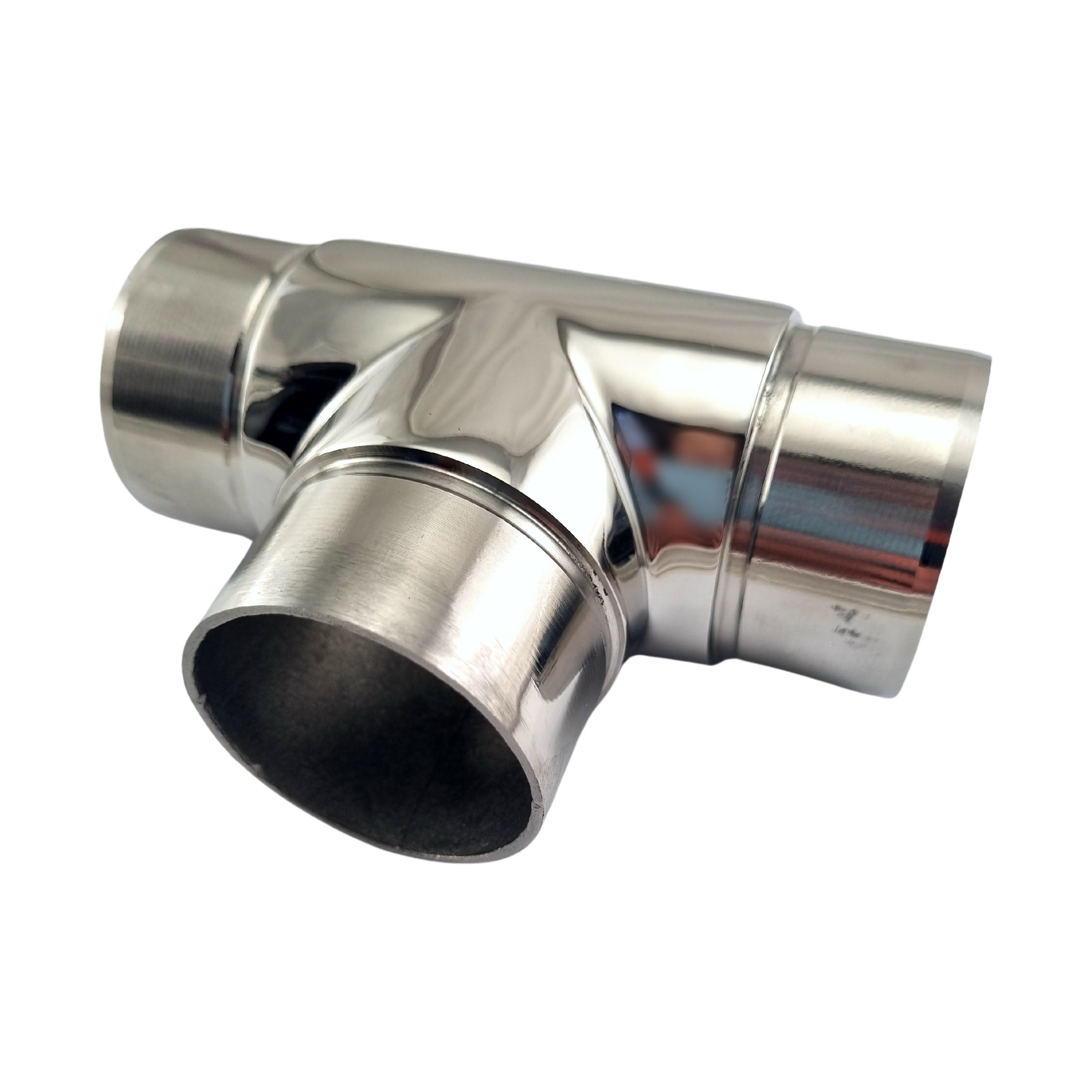 3-Way T/Tee Joiner Stainless Steel Rail Fitting for 50.8mm pipe. Australia wide shipping. Shop: chain.com.au