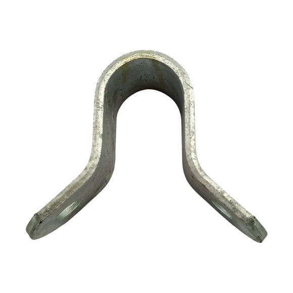 Angle Post Gudgeon Strap - Galvanised. Code: APS25. Size: 25NB. Brand: Downee. Australian made. Shop fence and gate fittings online. Chain.com.au. Australia wide shipping.