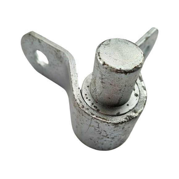 Angle Post Gudgeon and Strap. Code: APG25. Size: 25NB. Australian made. Shop fence and gate fittings online. Chain.com.au. Australia wide shipping.