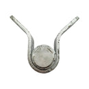 Angle Post Gudgeon and Strap. Code: APG25. Size: 25NB. Australian made. Shop fence and gate fittings online. Chain.com.au. Australia wide shipping.