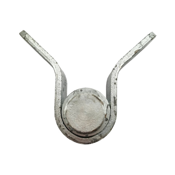 Angle Post Gudgeon and Strap. Code: APG25. Size: 25NB. Australian made. Shop fence and gate fittings online. Chain.com.au. Australia wide shipping.