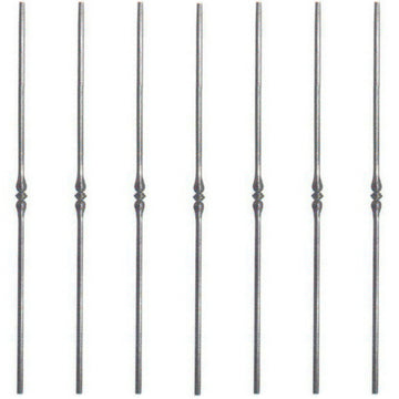Zinc or black steel Balusters in style: DHP03-01. 