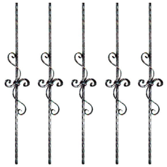 Zinc or black steel  Balusters in style: DHP03-19. Buy 1 or many at factory-direct prices. Australia.