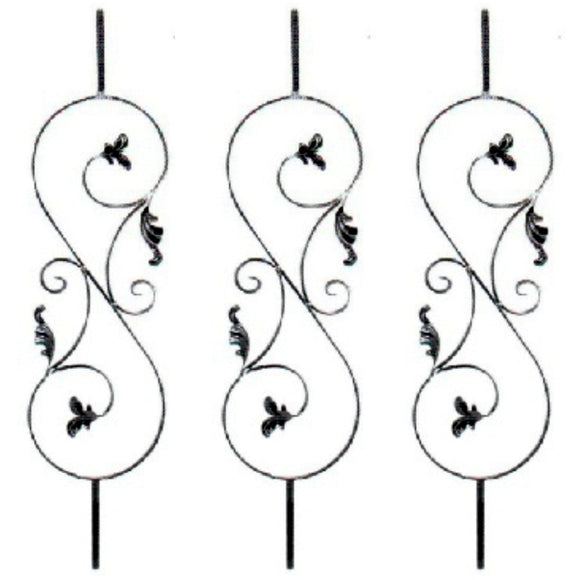 Zinc or black steel Balusters in style: DHP03-30. Brand: Chatterton. Buy 1 or many at factory-direct prices. Australia