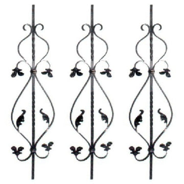 Zinc or black steel Balusters in style: DHP03-37. Brand: Chatterton. Buy 1 or many at factory-direct prices. Australia. 