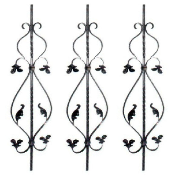 Zinc or black steel Balusters in style: DHP03-37. Brand: Chatterton. Buy 1 or many at factory-direct prices. Australia. 