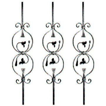 Zinc or black steel Balusters in style: DHP03-39. Brand: Chatterton. Buy 1 or many at factory-direct prices. Australia