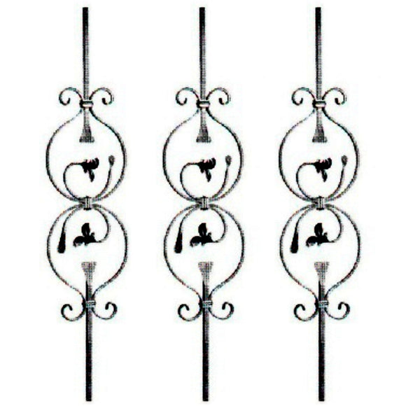 Zinc or black steel Balusters in style: DHP03-39. Brand: Chatterton. Buy 1 or many at factory-direct prices. Australia