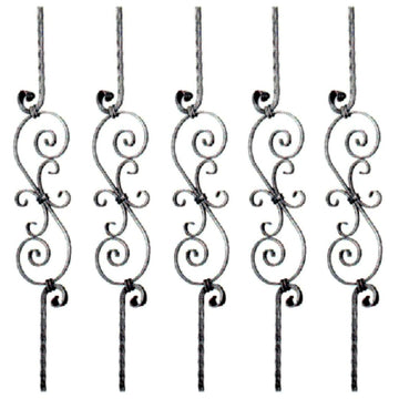 Zinc or black steel Balusters in style: DHP03-42. Brand: Chatterton. Buy 1 or many at factory-direct prices. Australia
