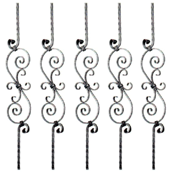 Zinc or black steel Balusters in style: DHP03-42. Brand: Chatterton. Buy 1 or many at factory-direct prices. Australia