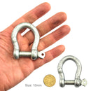 10mm Galvanised Bow Shackle. Shop hardware online chain.com.au. Australia wide shipping from Melbourne.