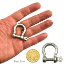 6mm Galvanised Bow Shackle. Shop hardware online chain.com.au. Australia wide shipping from Melbourne.