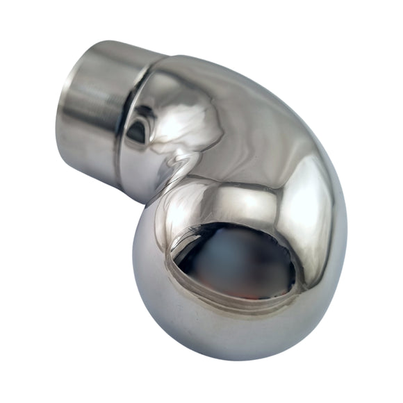 Stainless Steel Bull Nose End - 50.8mm Rail Fitting. Australia wide shipping. Shop: chain.com.au
