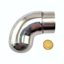 Stainless Steel Bull Nose End - 50.8mm Rail Fitting. Australia wide shipping. Shop: chain.com.au