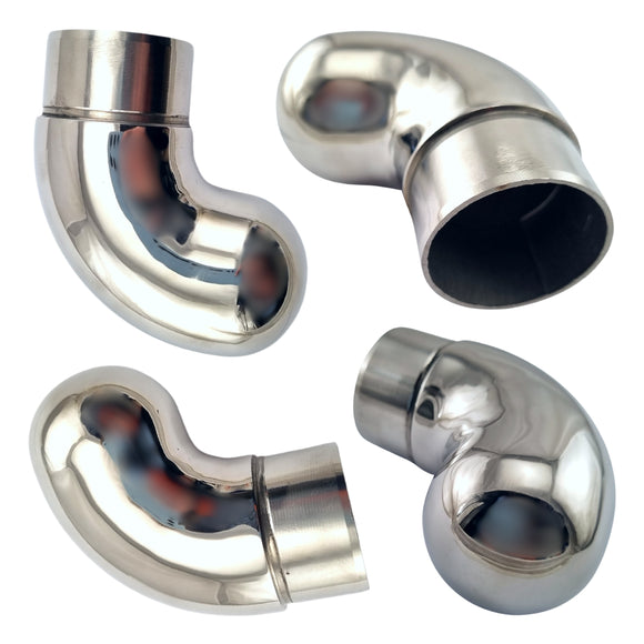 Stainless Steel Bull Nose End - 50.8mm Rail Fitting. Australia wide shipping. Shop: chain.com.au