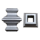 Aluminium Bushes, Square. Wrought iron fencing components. Australia.