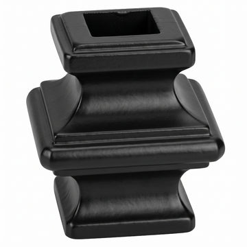 Black and zinc steel Bushes code: DHP14-05. Wrought iron fencing components. Australia.