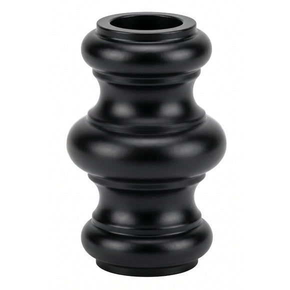 Black and zinc steel Bushes code: DHP14-08, DHP14-09 and DHP14-10. Round/Square. Wrought iron fencing components. Australia.