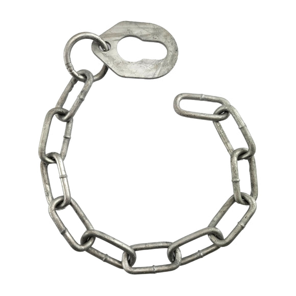 Chain Catch - Galvanised. Code: CAC4-2. Australian Made. Brand: Downee. Fence & Gate Fittings. Shop online chain.com.au. Australia wide shipping.