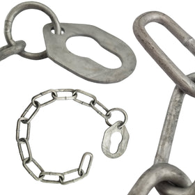 Chain Catch - Galvanised. Code: CAC4-2. Australian Made. Brand: Downee. Fence & Gate Fittings. Shop online chain.com.au. Australia wide shipping.