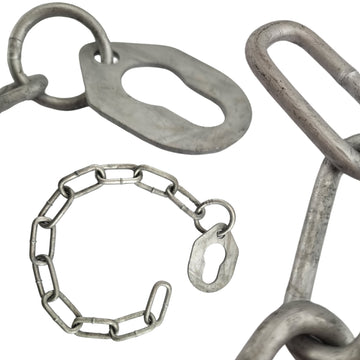 Chain Catch - Galvanised. Code: CAC4-2. Australian Made. Brand: Downee. Fence & Gate Fittings. Shop online chain.com.au. Australia wide shipping.
