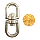 Chain Swivel in Stainless Steel - Eye-Eye style. Size: 6mm. Australia wide shipping + Melbourne pick-up.