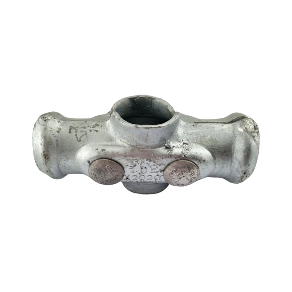 Cross Bar Fitting - Galvanised - Downee. Australian made. Various sizes. Shop fence and gate fittings online chain.com.au. Australia wide shipping