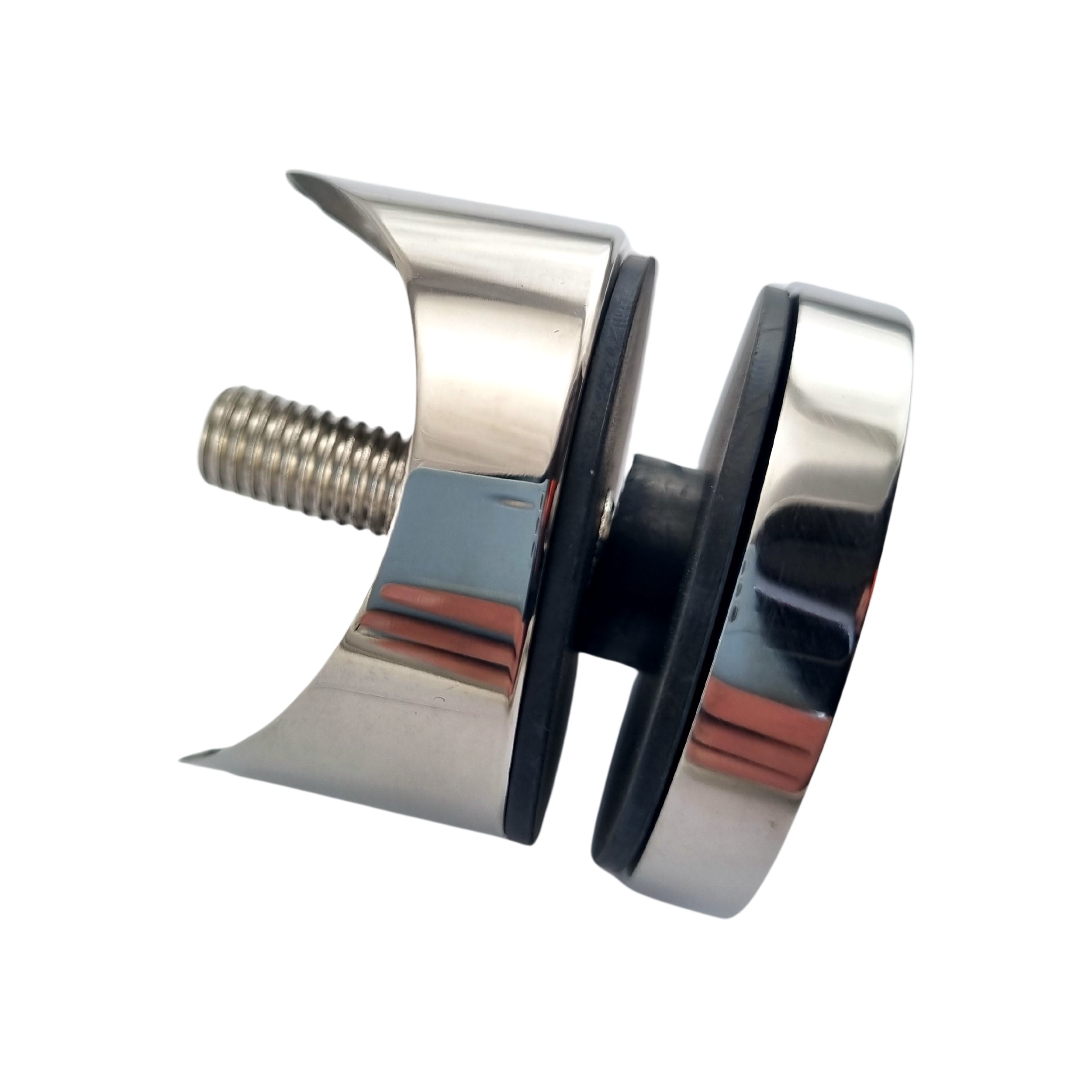 Stainless Steel Curved Standoff Pin. For glass balustrading or glass pool fencing. Australia wide shipping. Shop: chain.com.au