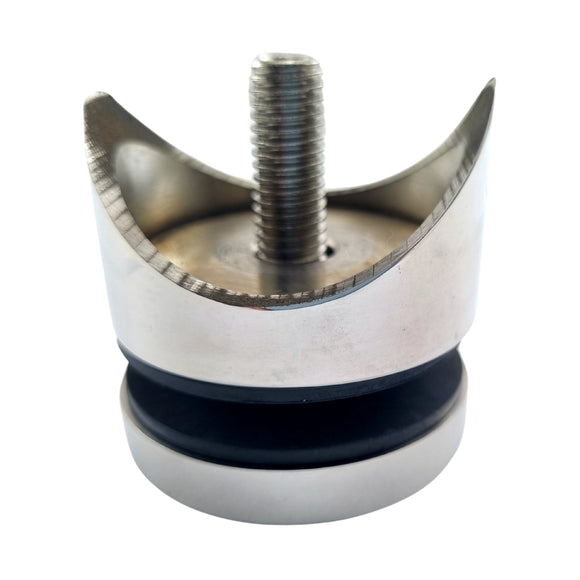 Stainless Steel Curved Standoff Pin. For glass balustrading or glass pool fencing. Australia wide shipping. Shop: chain.com.au