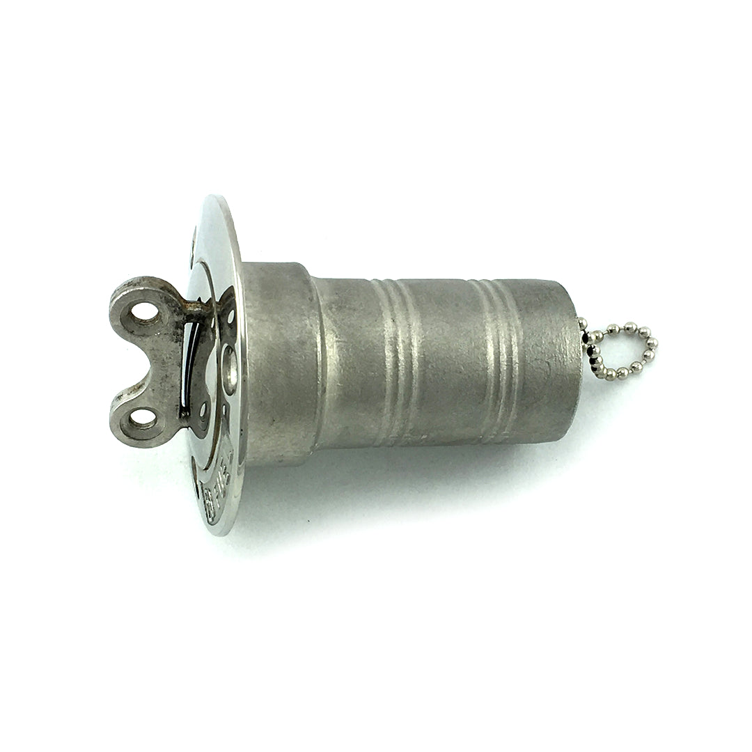 Stainless steel deck fuel nozzles in type 316 marine grade stainless steel. Australia wide shipping.